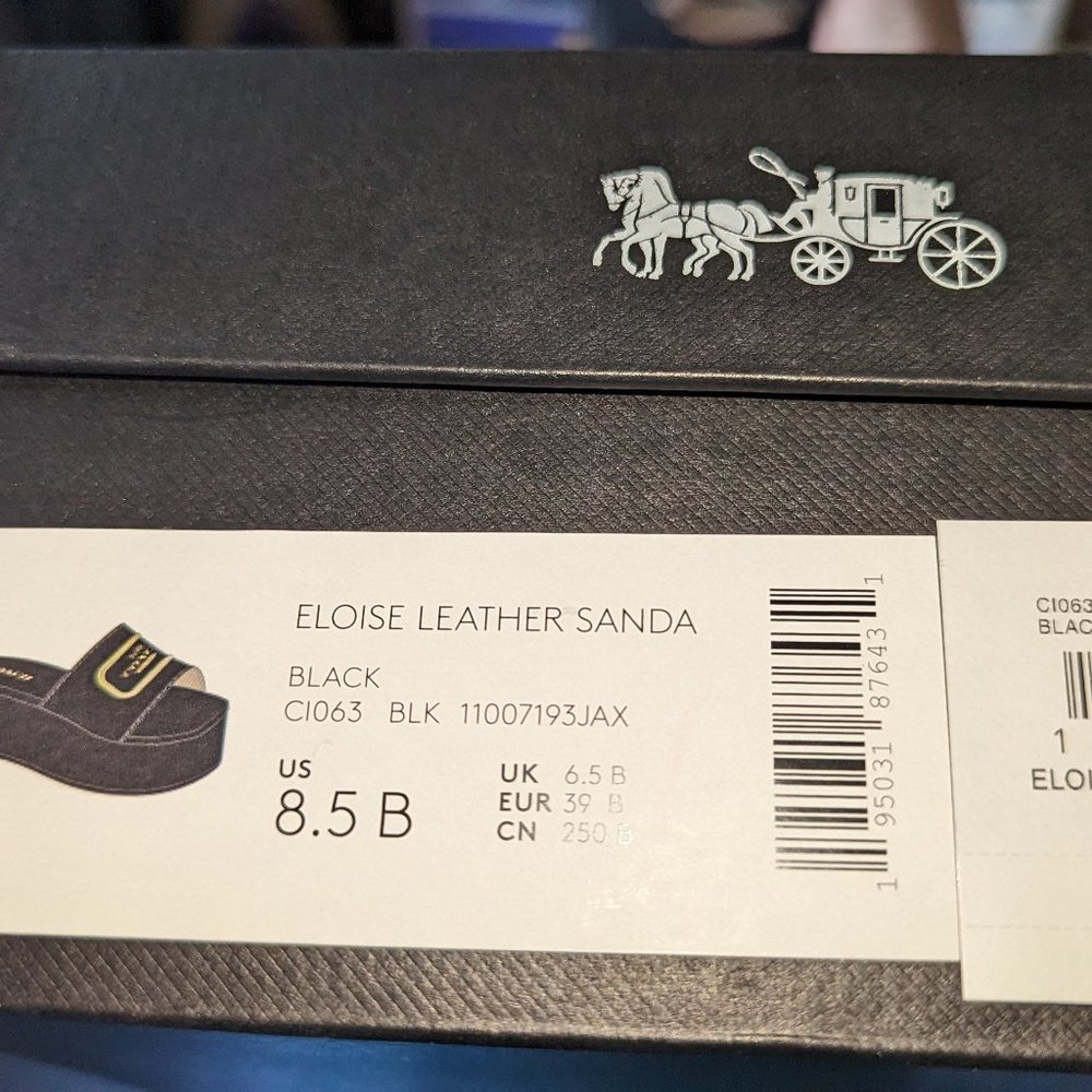 COACH Eloise Platform Slip-On's BRAND NEW!